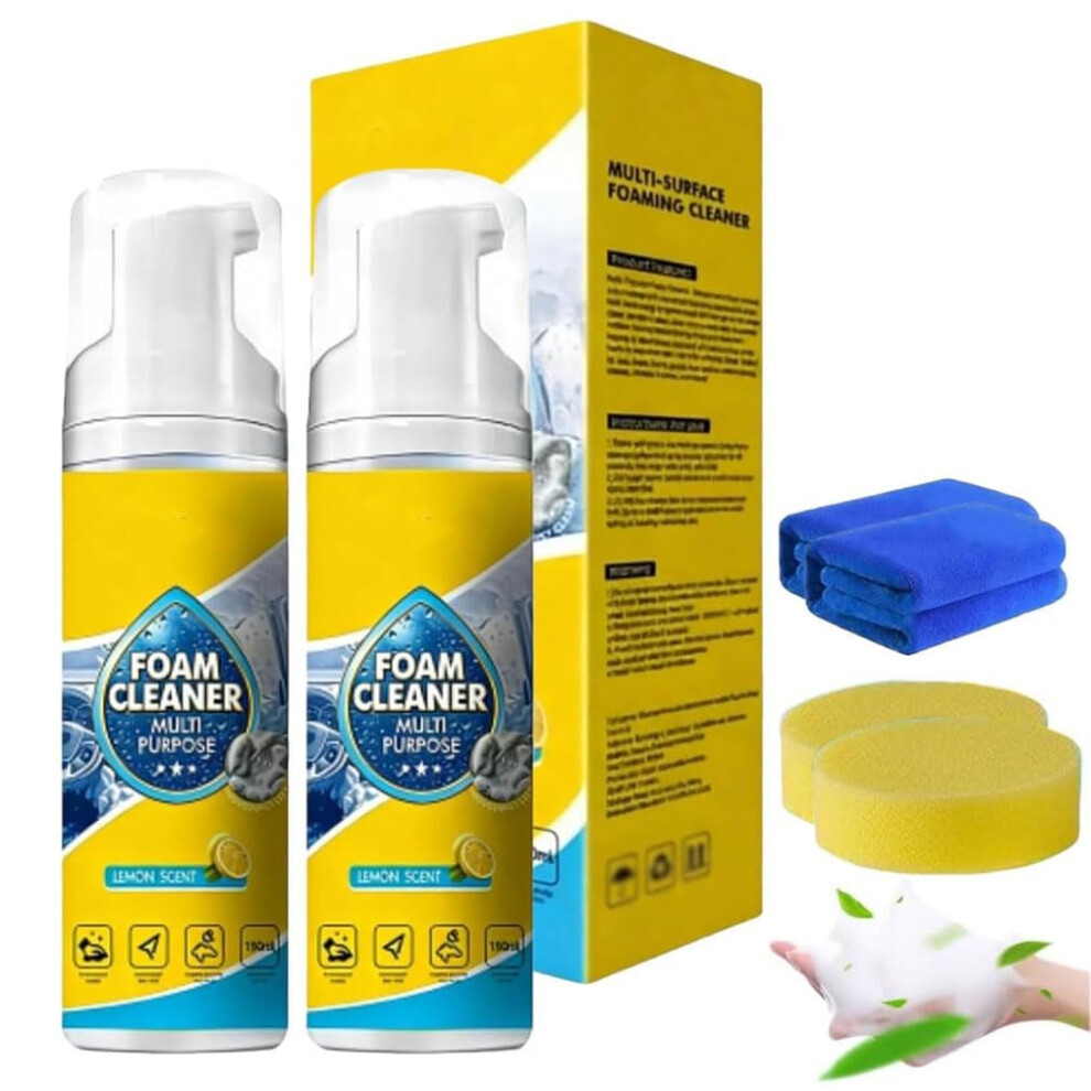 Powerful & Multipurpose Car Interior Foam Cleaner, Car Foam & Upholstery Cleaner Â Multi-Purpose Foam Spray For Leather, Fabric & Car Seats Cleaner 4369682738332