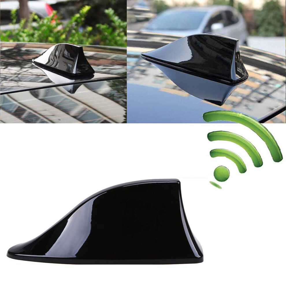 Heart Horse Universal Car Aerials Shark Fin Antenna Cover Car Trim Am/Fm Signal Design Roof Antenna With Aerial Adhesive Base For Car Suv Truck Van ( 5000481467502