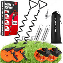 Awning Tie Down Kit Storm Straps for Motorhome Awning & Caravan