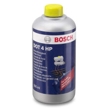 Bosch Brake Fluid DOT 4 HP, 0.5 L - For All Modern Vehicles Equipped with ABS and ESP Brakes