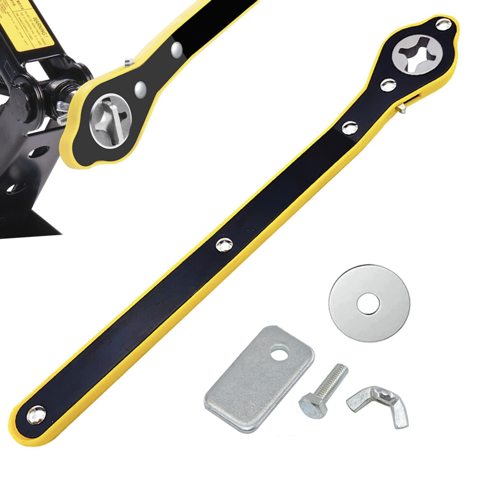 Qisf Scissor Jack Ratchet Wrench | Labor-Saving | 360Swivel Scissor 5008764177230