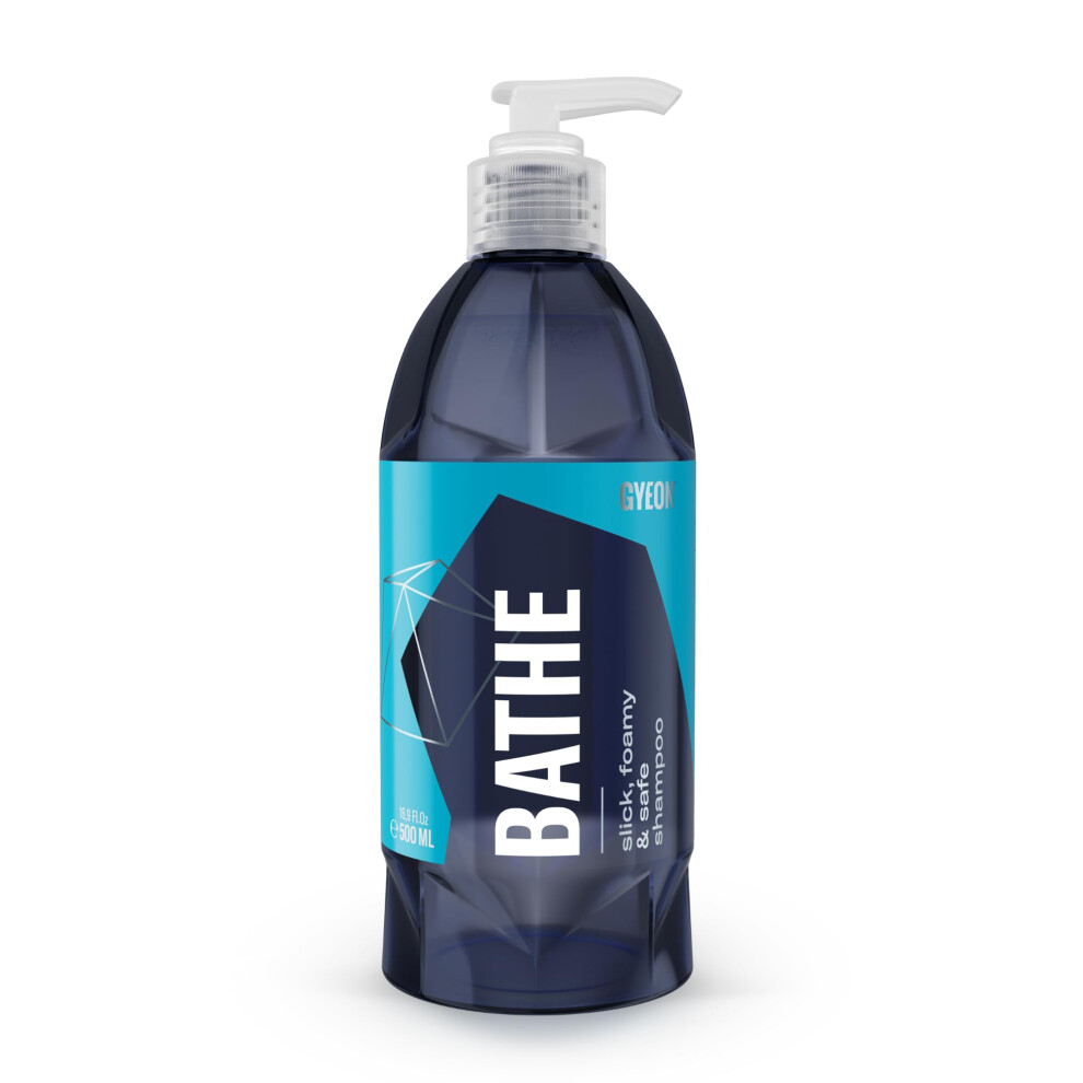 Gyeon Qâ²M Bathe - Car Shampoo - Car Wash Foam- Ph Neutral & Gentle On Coatings, Sealants & Waxes - All Exterior Surfaces Washing Kit Product - 500Ml 5005728641745