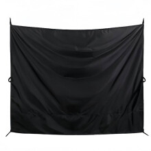 shirylzee Rear Door Shower Curtain, Adjustable Large Car Curtain, Black Campervan Curtains with Hooks, Campers Van Rear Curtains, Shower Changing Car