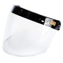 zalati Face Visor Front Shield Helmet Mask for Replacement DIY Making Motorbike Riding - Clear