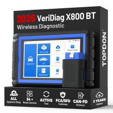 TOPDON VeriDiag X800 BT OBD2 Scanner, Bidirectional Scan Tool, All System Diagnostic Tool for All Vehicles with 34+ Reset, Wireless Diagnosis Tool, F