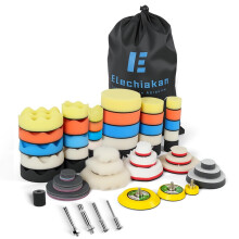 78PCS Car Polishing Pads Kit for Drill, 30/50/80mm Buffing Pads Set for Headlight Restoration, Wet and Dry Sandpaper Sanding Attac