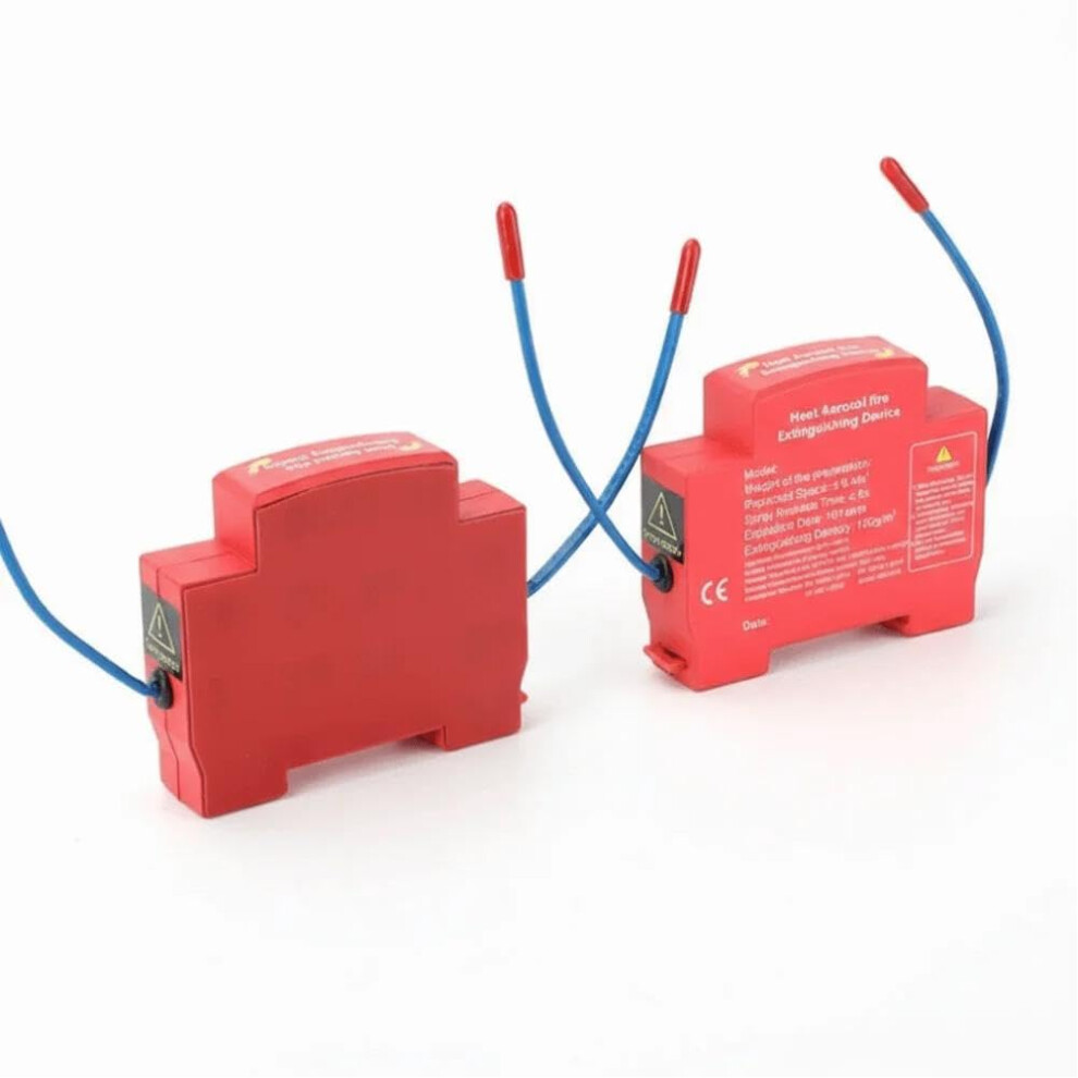 Automatic Aerosol Fire Extinguishing Device For Electrical Panel, 5-Second Rapid Suppression Din Rail Mountable Compact Fire Suppression For Energy S 5005342590498