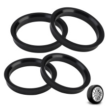 Gments 4pcs Car Hub Centric Rings 66.6 to 57.1 Universal Car Wheel Spacers