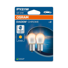 OSRAM DIADEM Chrome, PY21W, Double Blister, (2 lamps)