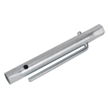 Sealey Ms157 Double End Long Reach Spark Plug Box Spanner 16/18Mm with L-Bar