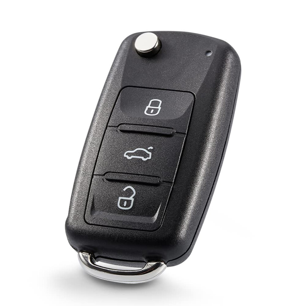 Hoorlz Vw Key Fob Cover Replacement Compatible With Vw Golf Mk6 Beetle Jetta Polo Skoda Sharan Seat Tiguan Touran Octavia Remote Car Key Cover Case, 4632541799219