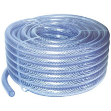32mm ID 500mm Length Clear Braided PVC Hose with Synthetic Reinforcement