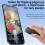 Kr-06 Multifunctional Roller Wireless Compatible Remote Control (White) :White Surprise Gift 5