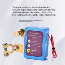 2X 12V 500A Auto-Fernbedienung Batterietrennschalter-Set Erdschlussschutz Batterietrennschalter-Set