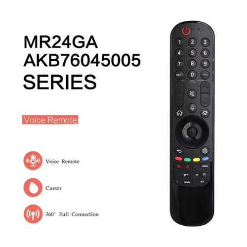 2X MR24GA Magic Voice Remote Control AKB76045005 for OLED65B42LA OLED65C45 Replacement Remote Control 2