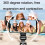 XT02S Mini Bluetooth Live-Streaming Stativ Selfie-Stick (Weiß): XT02S Überraschungsgeschenk 7