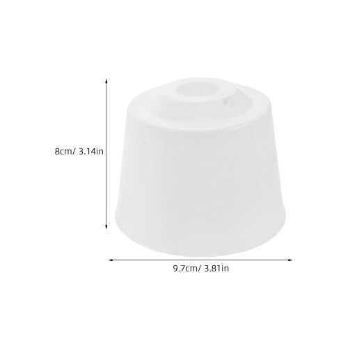 2Pièces Base Cache Ventilateur Plafond PVC Protection Durable 1