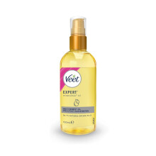 Veet Miraculous Oil, Pre & Post Hair Removal, All Skin Types & Body Areas, 100ml, With Omega 3, Vit