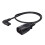 Cordon de secteur à angle droit des connecteurs C7 pour-64cm 5