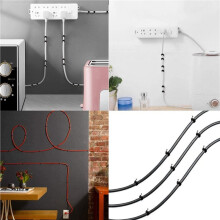 200Stück 7Mm Kabel Klemme die Runde Stahl Kabel Nagel Klemme Wird zum Organisieren Des Festleitung Typs Von Drähten und Kabeln Verwendet