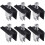 6pcs Solar Panel Bracket Terminal Clips, Aluminum Alloy Fixing Clip Set, Solar Panel Clips, Installed  Flat Roofs 1