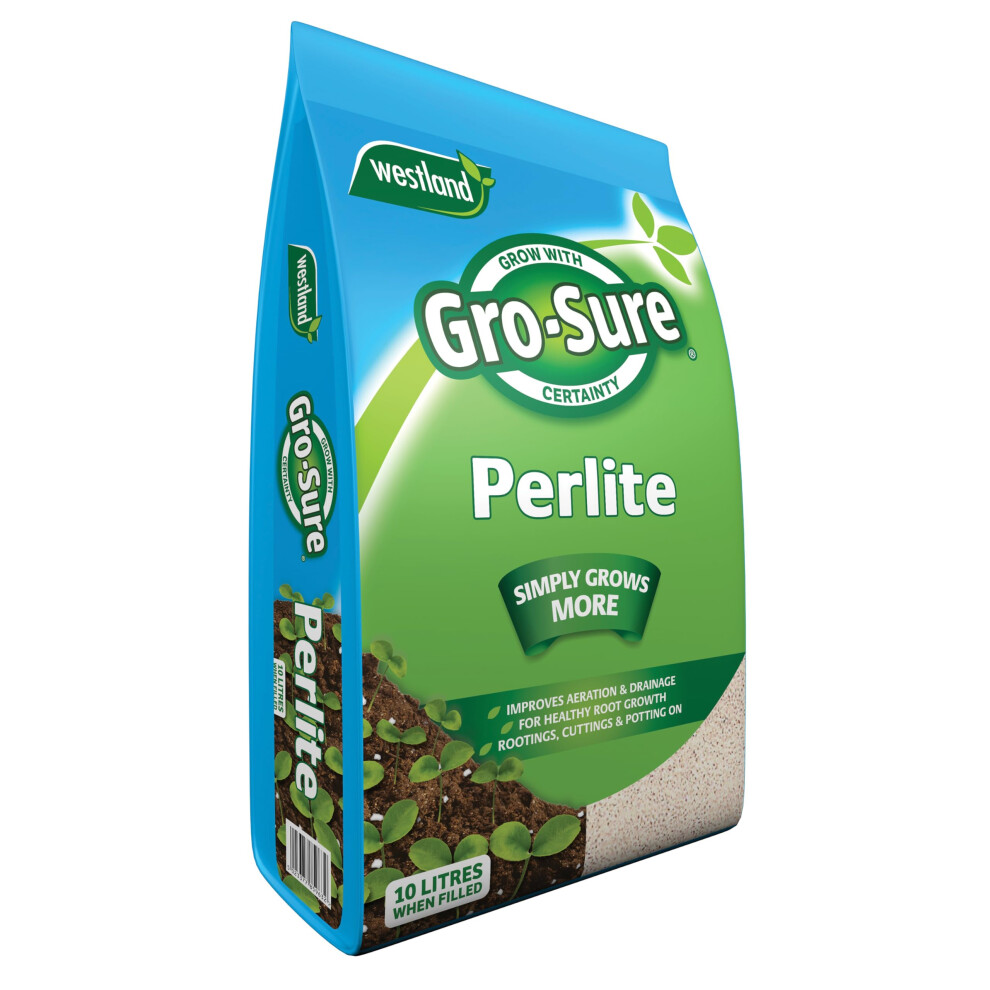 Westland Gro-Sure Perlite 10L - For Improved Aeration And Drainage