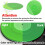 Smooth Surfaces Acrylic Turntable Mats With Anti Static-Blue 7