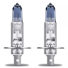 OSRAM COOL BLUE BOOST, H1, halogen headlight lamps, up to 5500K, Hanging folding box (2 lamps), offroad use only
