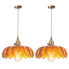 Vintage Deckenleuchte Für Den Innenbereich Pendelleuchte Aus Glas Retro Kronleuchter Moderne Hängeleuchte Für Wohnzimmer, Schlafzimmer Grün