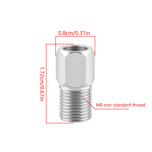 High Pressures Brake Line Fitting Screws Bicycles Stainless 2