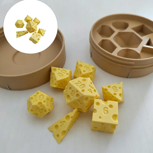 7Pcs Desktop Game Props Educational Toy Polyhedral-Die with box 2