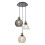 Litecraft Lula Ceiling Pendant 3 Light - Bronze 1