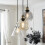 Litecraft Lula Ceiling Pendant 3 Light - Bronze 2