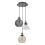 Litecraft Lula Ceiling Pendant 3 Light - Bronze 6