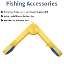 Molde de Massa de Truta para Isca de Pesca Multifuncional, Suprimentos Portáteis, Acessórios de Pesca, Amarelo