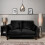 Litecraft Rita Ripple Glass Floor Lamp - Smoke 3