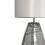 Litecraft Rita Ripple Glass Floor Lamp - Smoke 8