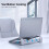 Aluminum Laptop Cooling Stand Vertical Desk Notebook Computer Stand Support Laptop Accessories 3
