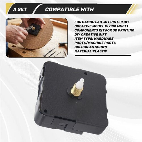 For  3D Printer DIY  Model Clock MH011 Components Kit for 3D Printing DIY  Gift 2