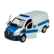 WELLY VW TRANSPORTER T6 VAN POLIZEI 1:34 NEW METAL MODEL