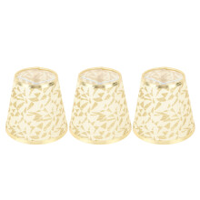 Gold Barrel Lampshade Clip-On Fabric