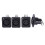 60pcs Black XLR 3pin Female Jack Panel Mount Chassis PCB Socket Connector 2