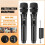 2X Universal U-Segment Rechargeable Wireless Microphone One-to-Two Microphone U-Segment Home K Singer Handheld 3