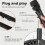 2X Universal U-Segment Rechargeable Wireless Microphone One-to-Two Microphone U-Segment Home K Singer Handheld 5