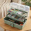 3-Layer Plastic Dividing Storage Box  Organizer and Storage with Adjustable Spacers Portable Handled Organizer 6