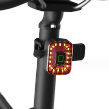 Bike Taillight, USB Rechargeable Bike Light Set,Super Bright Bike Light 50 Lumens,Led Bike Light,450mah Lithium Battery(Black)