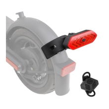 Bike Scooter Tail Light with Turn Signals Wireless Remote Control Bicycle Rear Light Back USB Rechargeable Ultra Bright Safety Warning(Black)