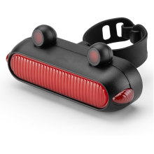 Bike Taillight- IPX6 Waterproof, USB Rechargeable Rear Bike Light, 6 Lighting Modes, Rear Bicycle Brake Tailight(Black)