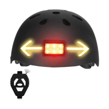 Bike Turn Signals Light, Helmet Turn Signal Bicycle Rear Light Taillight with Turning Signal for Cycling & 6 Light Mode(Blue)