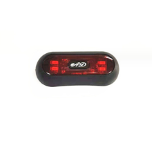 Helmet Night Light,Universal LED Helmet Taillight USB Rechargeable(Black)